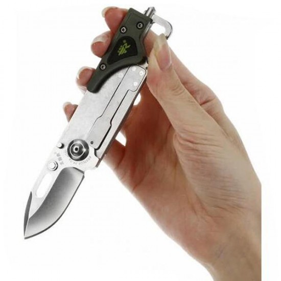 6050 Multifunctional Tools Folding Rope Cutter Hex Wrench Screwdriver Glass Breaker LED Light Outdoor Camping Hunting EDC Tool 6050 Multifunctional Tools Folding Rope Cutter Hex Wrench Screwdriver Glass Breaker LED Light Outdoor Camping Hunting EDC Tool