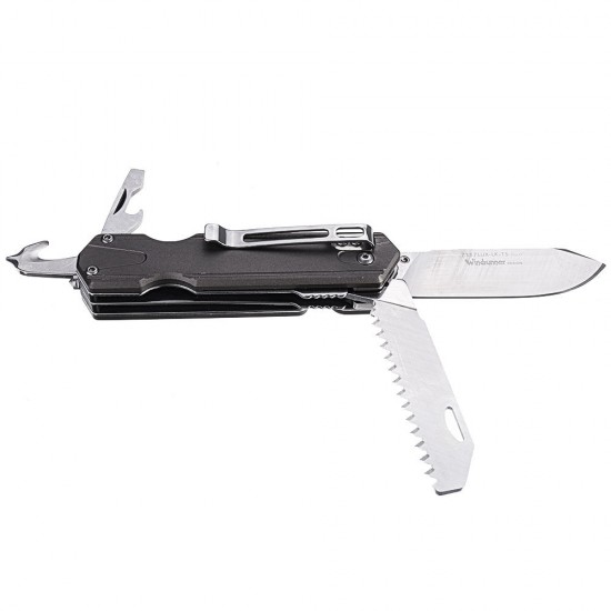 7117 Multifunctional Folding EDC Tools Saw Rope Cutter Screwdriver Bottle Opener Screwdriver Glass Breaker Outdoor Survival 7117 Multifunctional Folding EDC Tools Saw Rope Cutter Screwdriver Bottle Opener Screwdriver Glass Breaker Outdoor Survival