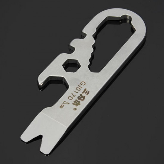 GJ017D Mini Multi Tools Kit Nail Puller Wrench Opener Keychain GJ017D Mini Multi Tools Kit Nail Puller Wrench Opener Keychain