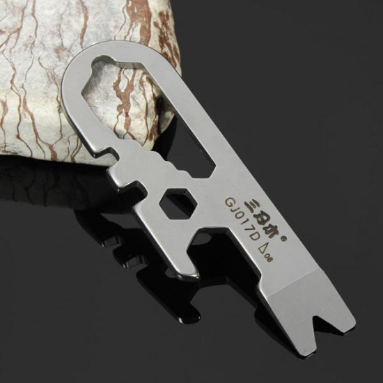 GJ017D Mini Multi Tools Kit Nail Puller Wrench Opener Keychain GJ017D Mini Multi Tools Kit Nail Puller Wrench Opener Keychain