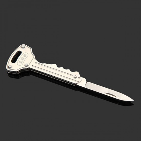 GJ018X1 Portable Multifunctional Stainless Steel Survival Folding Key Shaped Keychain GJ018X1 Portable Multifunctional Stainless Steel Survival Folding Key Shaped Keychain