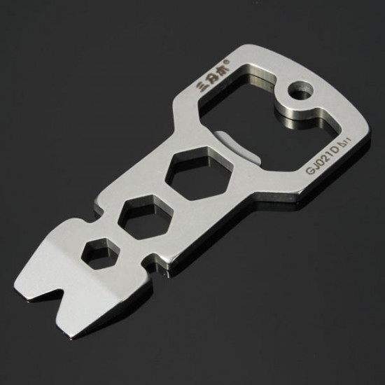 GJ021D Multi Tools Kit Nail Puller Wrench Opener Keychain GJ021D Multi Tools Kit Nail Puller Wrench Opener Keychain