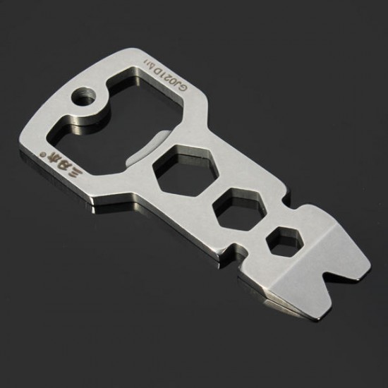 GJ021D Multi Tools Kit Nail Puller Wrench Opener Keychain