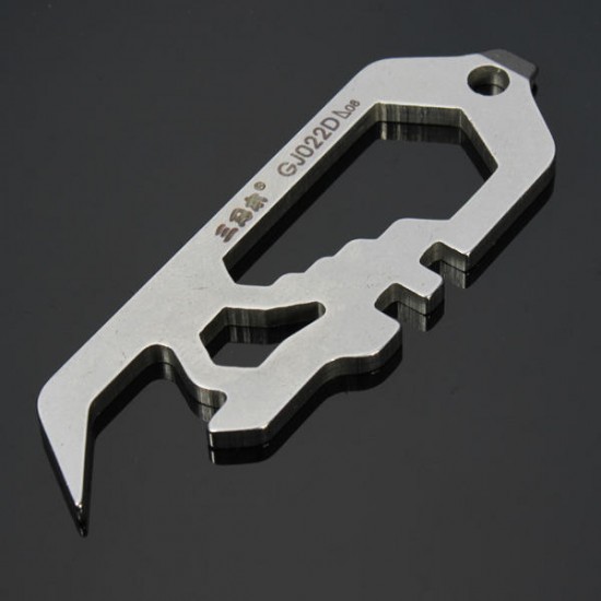 GJ022D Mini Multi Tools Kit Wrench Bottle Opener Keychain