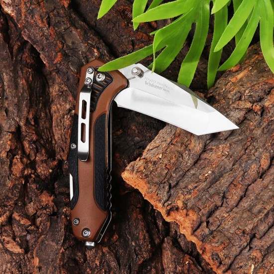 Multifunctional EDC Folding Tools Stainless Steel Outdoor Camping Survival Glass Hammer Cutter Bottle Opener Screwdriver