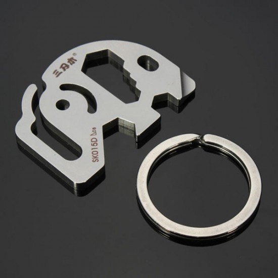SK015D Mini Metal Multi-function Portable Key Key Chain Tools