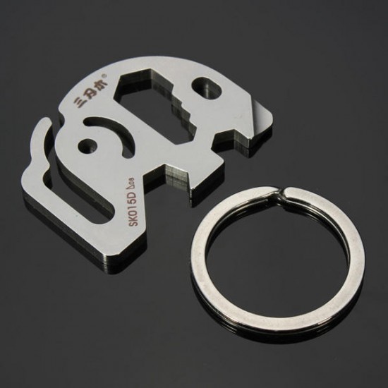 SK015D Mini Metal Multi-function Portable Key Key Chain Tools SK015D Mini Metal Multi-function Portable Key Key Chain Tools