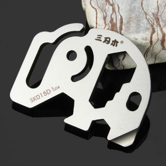 SK015D Mini Metal Multi-function Portable Key Key Chain Tools