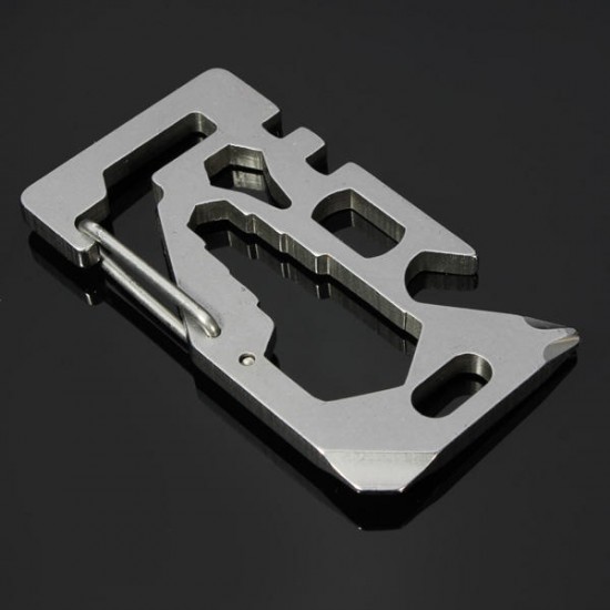 SK016D Mini Multi Tools Kit Nail Puller Wrench Opener Keychain