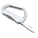 Silver Multifunctional 3 In 1 Camping Hanging Buckle Bottle Opener Cross-Screwdriver Carabiner