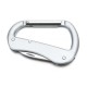 Silver Multifunctional 3 In 1 Camping Hanging Buckle Bottle Opener Cross-Screwdriver Carabiner Silver Multifunctional 3 In 1 Camping Hanging Buckle Bottle Opener Cross-Screwdriver Carabiner