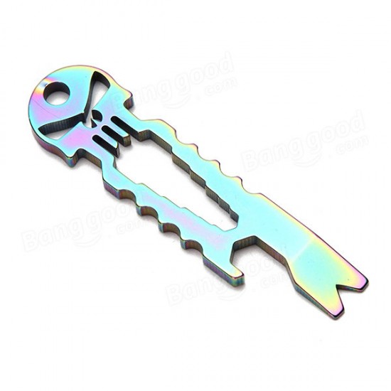 Skull Shape Multifunction Keychain Stainless Steel Tactical EDC Multitool Screwdriver Skull Shape Multifunction Keychain Stainless Steel Tactical EDC Multitool Screwdriver