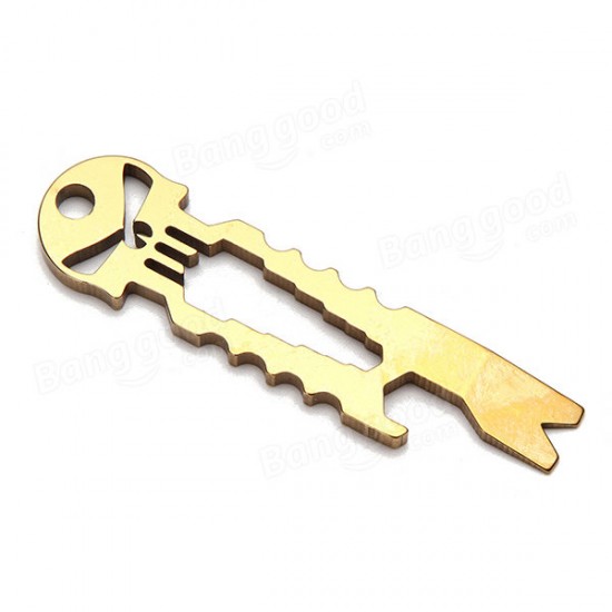 Skull Shape Multifunction Keychain Stainless Steel Tactical EDC Multitool Screwdriver Skull Shape Multifunction Keychain Stainless Steel Tactical EDC Multitool Screwdriver