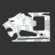 Tiger-shape 18 Tools in 1 Pocket Tool Multifunctional Card Survival Tools Tiger-shape 18 Tools in 1 Pocket Tool Multifunctional Card Survival Tools