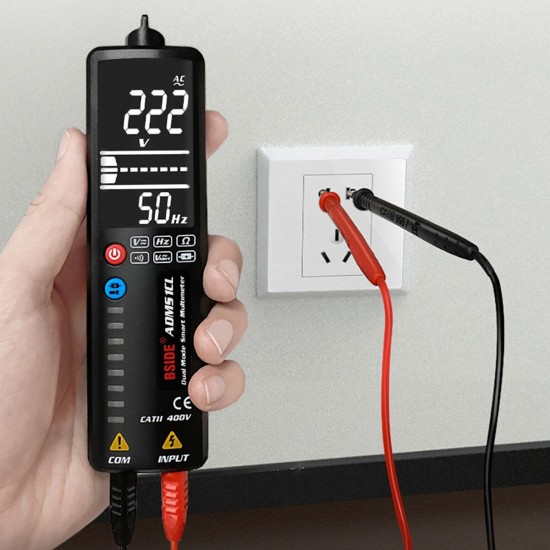 3-in-1 Digital Multimeter Smart Tester Voltage Indicator Detector Double Model Optional 3-in-1 Digital Multimeter Smart Tester Voltage Indicator Detector Double Model Optional