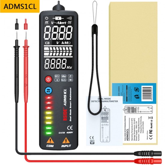 3-in-1 Digital Multimeter Smart Tester Voltage Indicator Detector Double Model Optional 3-in-1 Digital Multimeter Smart Tester Voltage Indicator Detector Double Model Optional