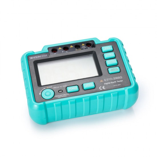 4105A Dust Moisture Proof Resistance Multimeter Digital Earth Tester Grounding Resistance Meter Current AC Voltage Meter 4105A Dust Moisture Proof Resistance Multimeter Digital Earth Tester Grounding Resistance Meter Current AC Voltage Meter