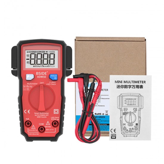 ADMS6 Automatic Digital Smart Multimeter Maximum Display 6000 Counts ADMS6 Automatic Digital Smart Multimeter Maximum Display 6000 Counts