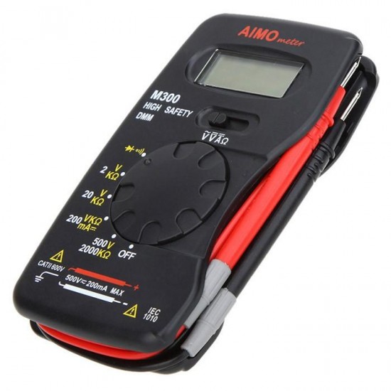 M300 Mini Digital LCD Multi Meters DMM Meter Ammeter Ohm Meter Volt Meterr Resistance Tester