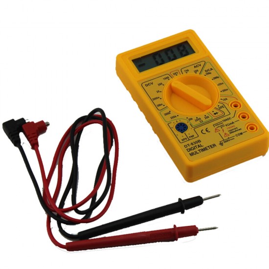 DT830B 1000V 10A LCD Portable Digital Multimeter AC/DC Ammeter Voltmeter Ohmmeter Electrical Tester DT830B 1000V 10A LCD Portable Digital Multimeter AC/DC Ammeter Voltmeter Ohmmeter Electrical Tester