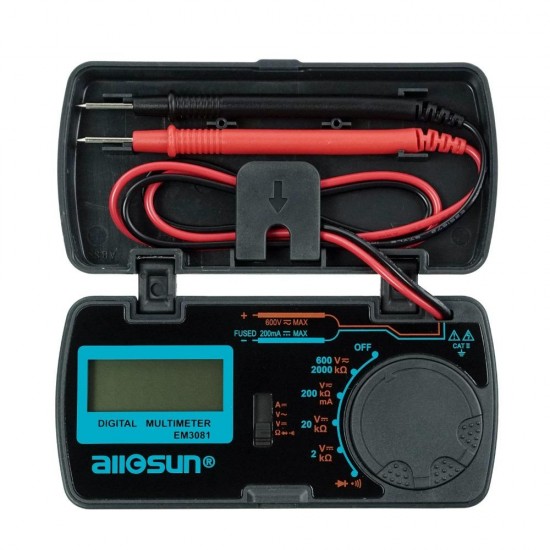 EM3081 Digital Multimeter 3 1/2 1999 AC/DC Ammeter Voltmeter Ohm Portable Meter Voltage Meter EM3081 Digital Multimeter 3 1/2 1999 AC/DC Ammeter Voltmeter Ohm Portable Meter Voltage Meter