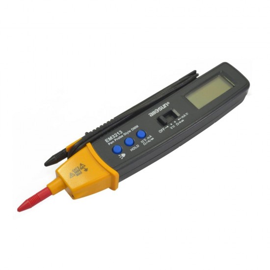 EM3213 AutoRange Pen Style Digital Multimeter DMM AC DC Volt Amp Ohm Integrated Automotive Tester Resistance