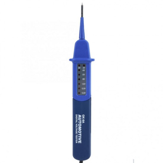 GK9A Digital Multimeter Automotive Test Pen LED Light Circuit Tester Auto Detector Repair Tool Voltmeter