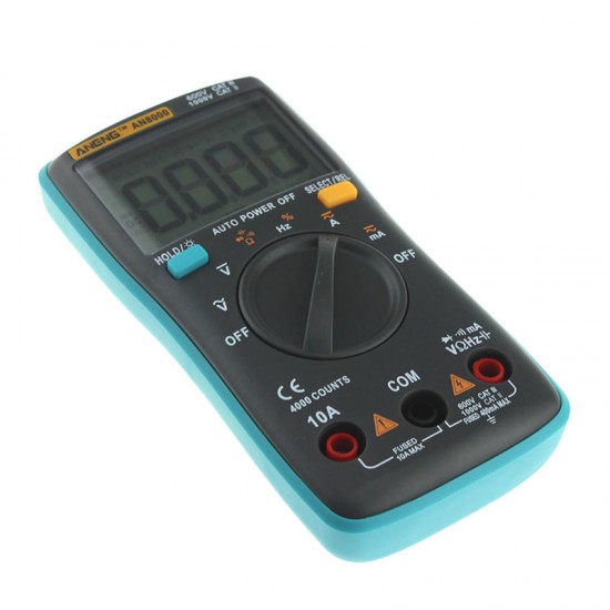 AN8000 Digital Multimeter Voltmeter Ammeter Ohmmeter Volt AC DC Ohm Tester Meter