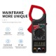 266C Digital Current Clamp Meter Buzzer Data Hold Non-contact True RMS AC/DC Multimeter Professional Ohm Ammeter tester