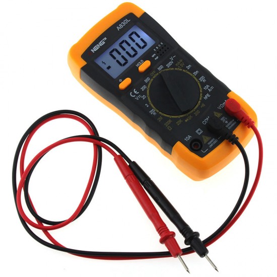 A830L Digital Multimeter DC AC Voltage Diode Freguency Transistor Tester