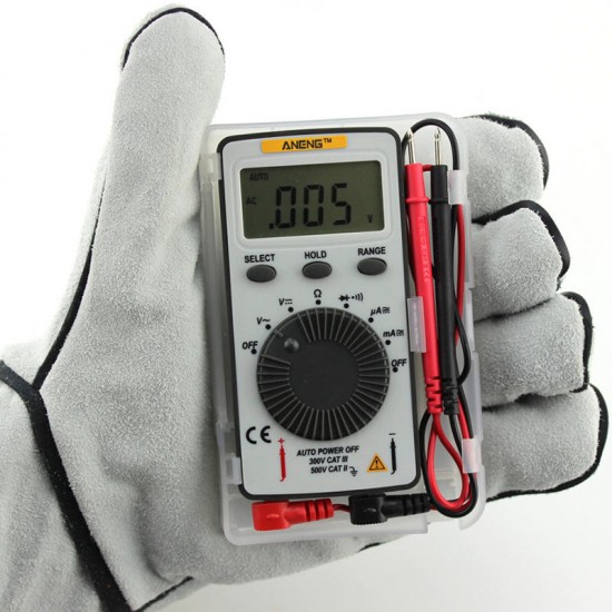 AN101 Pocket Digital Auto Range Multimeter Backlight AC/DC Voltage Current Meter SA847 AN101 Pocket Digital Auto Range Multimeter Backlight AC/DC Voltage Current Meter SA847