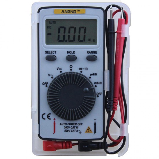 AN101 Pocket Digital Auto Range Multimeter Backlight AC/DC Voltage Current Meter SA847