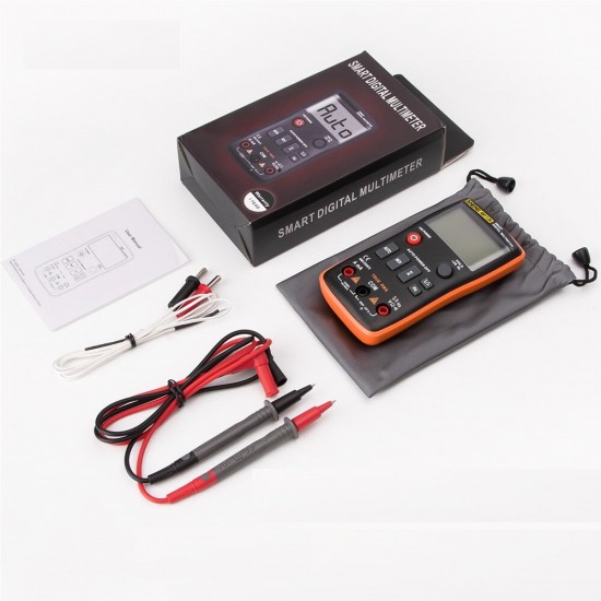 AN113A Intelligent Auto Measure True- RMS Digital Multimeter 4000 Counts Resistance Diode Continuity Tester Temperature AC/DC Voltage Current Meter AN113A Intelligent Auto Measure True- RMS Digital Multimeter 4000 Counts Resistance Diode Continuity Tester Temperature AC/DC Voltage Current Meter