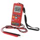 AN302 Push-button Card Digital Multimeter AC/DC Tester With Flashlight - Red AN302 Push-button Card Digital Multimeter AC/DC Tester With Flashlight - Red