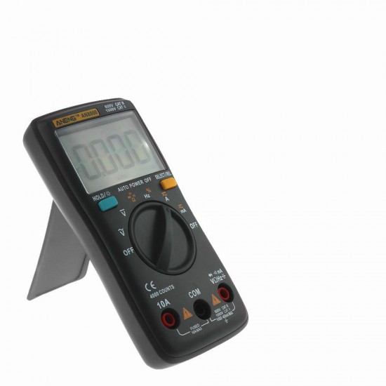 AN8000 Black Digital Multimeter Voltmeter Ammeter Ohmmeter Volt AC DC Ohm Tester Meter + Test Lead Set AN8000 Black Digital Multimeter Voltmeter Ammeter Ohmmeter Volt AC DC Ohm Tester Meter + Test Lead Set