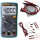 AN8000 Digital Multimeter 4000 Counts Backlight AC/DC Ammeter Voltmeter Capacitance Resistance Frequency Tester + Test Lead Set