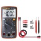 AN8000 Orange Digital Multimeter Voltmeter Ammeter Ohmmeter Volt AC DC Ohm Tester Meter + Test Lead Set