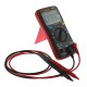 AN8000 Red Digital Multimeter Voltmeter Ammeter Ohmmeter Volt AC DC Ohm Tester Meter + Test Lead Set