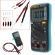 AN8001 Professional True RMS Digital Multimeter 6000 Counts Backlight AC/DC Ammeter Voltmeter Resistance Capacitance Frequency Tester + Test Lead Set