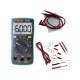 AN8001 Professional True RMS Digital Multimeter 6000 Counts Backlight AC/DC Ammeter Voltmeter Resistance Capacitance Frequency Tester + Test Lead Set