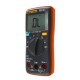AN8004 Orange Digital 2000 Counts Auto Range Multimeter Backlight AC/DC Ammeter Voltmeter Resistance Frequency Capacitance Meter + Test Lead Set
