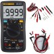 AN8008 True RMS Digital Multimeter 9999 Counts Backlight AC DC Current Voltage Resistance Frequency Capacitance Tester Square Wave Output Black