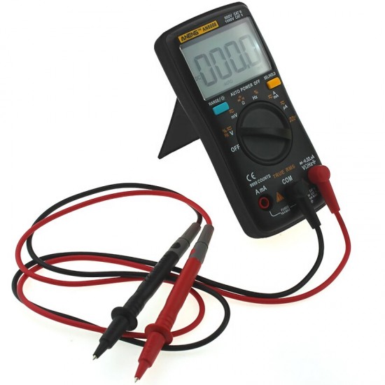 AN8008 True RMS Digital Multimeter 9999 Counts Backlight AC DC Current Voltage Resistance Frequency Capacitance Tester Square Wave Output Black AN8008 True RMS Digital Multimeter 9999 Counts Backlight AC DC Current Voltage Resistance Frequency Capacitance Tester Square Wave Output Black
