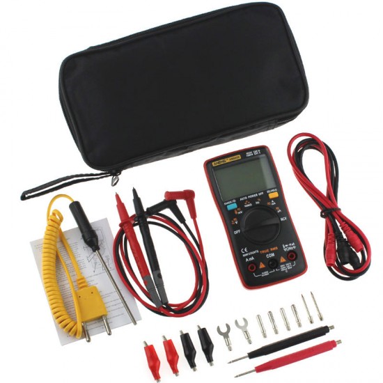 AN8009 True RMS NCV Digital Multimeter 9999 Counts Backlight AC DC Current Voltage Tester AN8009 True RMS NCV Digital Multimeter 9999 Counts Backlight AC DC Current Voltage Tester