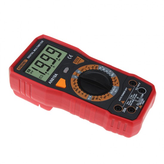 AN819A Digital Multimeter AC DC Current Voltage Capacitance Resistance Diode Tester Live Line Measurement + Crocodile Clip AN819A Digital Multimeter AC DC Current Voltage Capacitance Resistance Diode Tester Live Line Measurement + Crocodile Clip