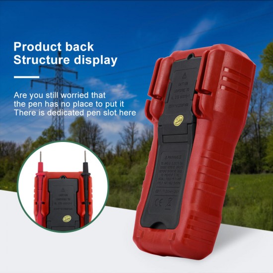 AN819C Digital Multimeter LCD AC/DC Ammeter Resistance Capacitance Tester AN819C Digital Multimeter LCD AC/DC Ammeter Resistance Capacitance Tester