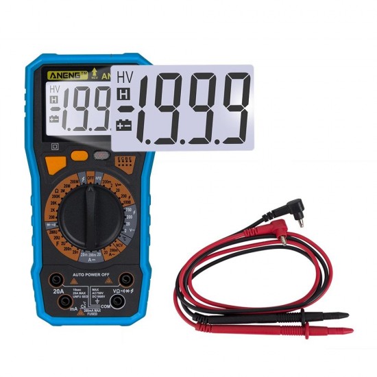 AN819C Digital Multimeter LCD AC/DC Ammeter Resistance Capacitance Tester AN819C Digital Multimeter LCD AC/DC Ammeter Resistance Capacitance Tester