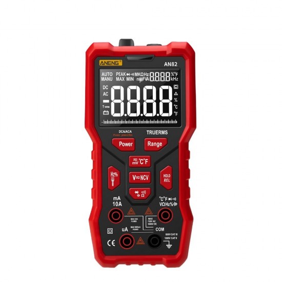 AN82 Digital Multimeter Professional 9999 Tester esr DIY Diode Capacitor NCV Testers True RMS Analog Meter Multimetro Accessories-High AN82 Digital Multimeter Professional 9999 Tester esr DIY Diode Capacitor NCV Testers True RMS Analog Meter Multimetro Accessories-High