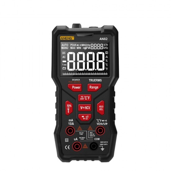 AN82 Digital Multimeter Professional 9999 Tester esr DIY Diode Capacitor NCV Testers True RMS Analog Meter Multimetro Accessories-High AN82 Digital Multimeter Professional 9999 Tester esr DIY Diode Capacitor NCV Testers True RMS Analog Meter Multimetro Accessories-High