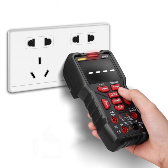 AN82 Digital Multimeter Professional 9999 Tester esr DIY Diode Capacitor NCV Testers True RMS Analog Meter Multimetro Accessories-High AN82 Digital Multimeter Professional 9999 Tester esr DIY Diode Capacitor NCV Testers True RMS Analog Meter Multimetro Accessories-High